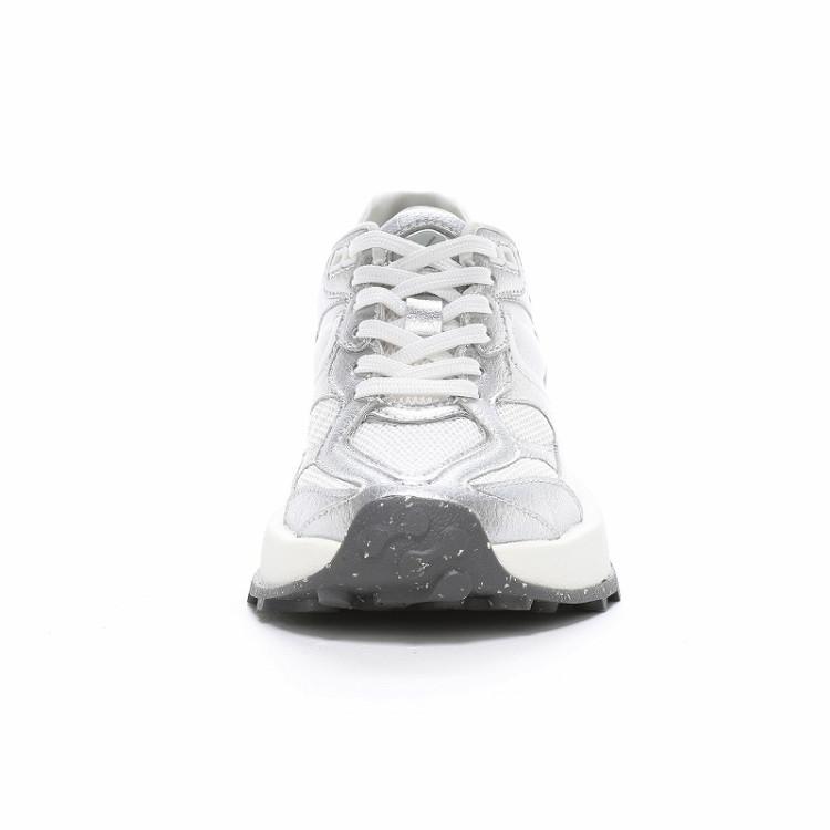 Moonstar（ムーンスター） スニーカー B/M （ビーエム） B/Mイーバ 【シルバー】 42700137 スポーティ カジュアル ストリート 安定感 クッション性 衝撃吸収 洗えるインソール 抗菌防臭 ヒール高4cm メンズ・レディース 男性用・女性用 銀 25 {SK} ムーンスター B/Mイーバ シルバー 42700137 b/m メンズ レディース