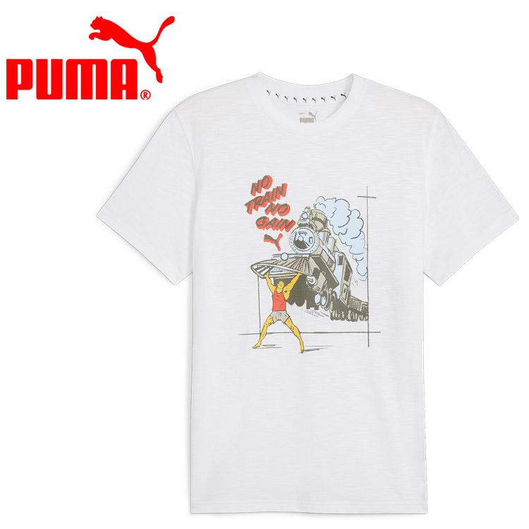 PUMA（プーマ） グラフィック Tシャツ NO TRAIN NO GAIN 526374-02 メンズ : イーゾーン スポーツ - 通販 ...