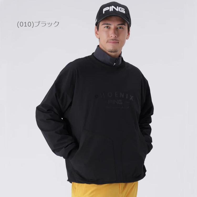撥水レイヤードツインアウター【L寸】イエロー　ピンゴルフ 621-5220901 PING（ピン） ツインレイヤードアウター メンズ 2025秋冬 ゴルフウェア