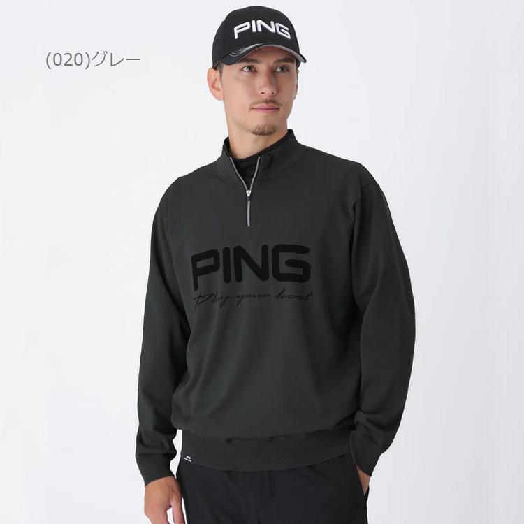 PING（ピン） ハーフジップハイネックニット メンズ 2025秋冬 ゴルフ