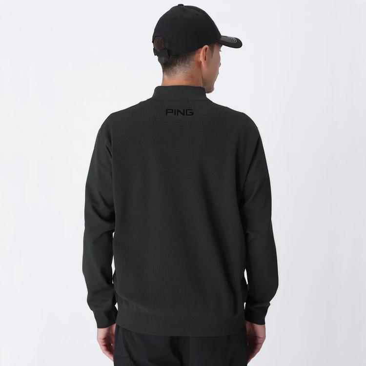 PING（ピン） ハーフジップハイネックニット メンズ 2025秋冬 ゴルフ