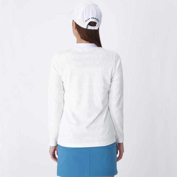 PING（ピン） ジャガード 長袖ハイネックシャツ レディース 2025秋冬