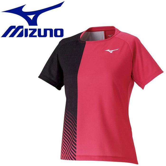 メール便送料無料 ミズノ MIZUNO テニス ソフトテニス ゲームシャツ ラケットスポーツ レディース 62JA021665｜ezone