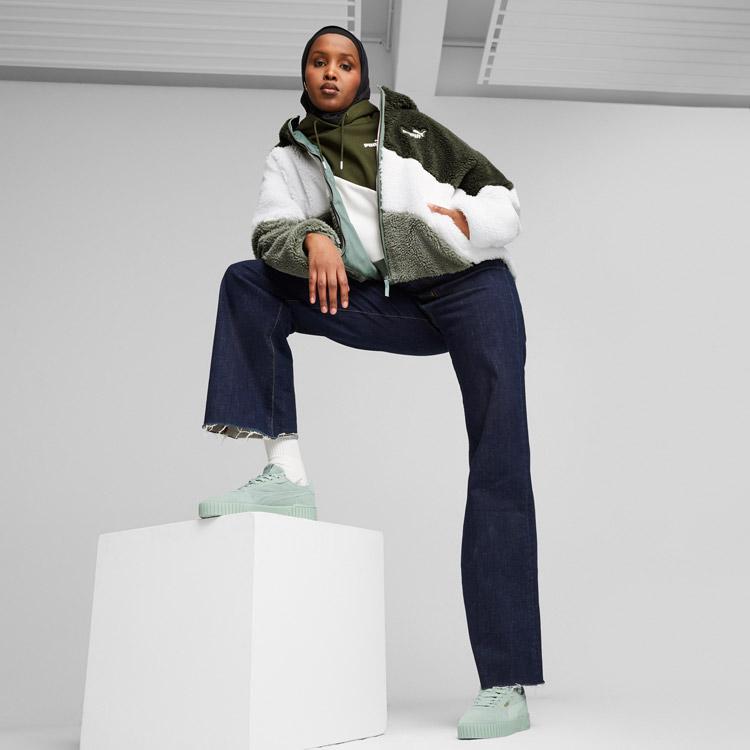 PUMA（プーマ） ビッグ キャット フーデッド シェルパ ジャケット 