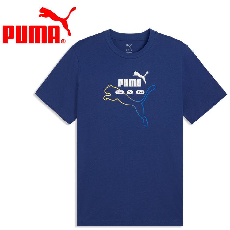 PUMA（プーマ） ESS LOGO LAB サマー Tシャツ 694158-49 メンズ メール
