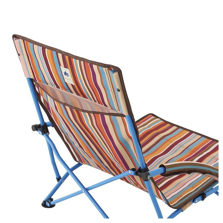 LOGOS（ロゴス） ストライプ あぐらチェア-AH(オレンジ) 73173027