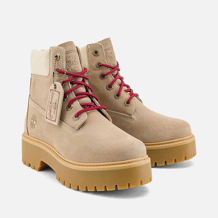 ティンバーランド Timberland ストーンストリート 6インチ ウォータープルーフ ブーツ レディース シューズ YEAR OF THE HORSE A2H3CET5の画像