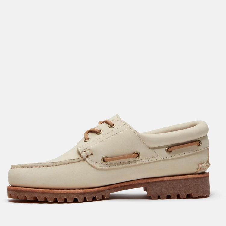 ティンバーランド Timberland 3 eye Classic 3アイ 3eye ラグ ハンドソーン ボート シューズ メンズ A2PDQEN7の画像