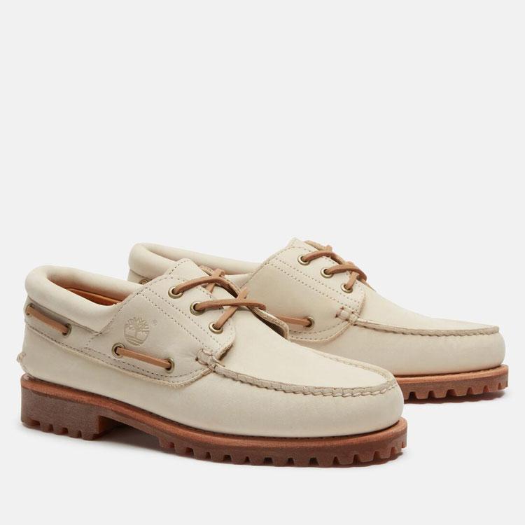 ティンバーランド Timberland 3 eye Classic 3アイ 3eye ラグ ハンドソーン ボート シューズ メンズ A2PDQEN7の画像