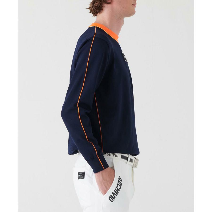 archivio（アルチビオ） 秋冬 ゴルフ コードラインニットプルオーバー