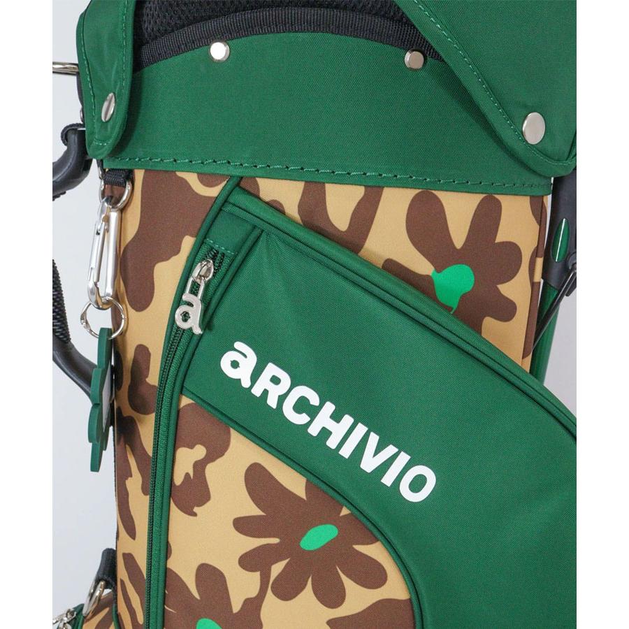 archivio アルチビオ 秋冬 ゴルフ スタンド式ヒョウ柄キャディ