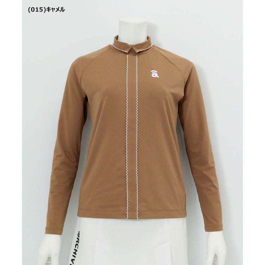 アルチビオ 秋冬 ゴルフ スカラップステッチ UV速乾プルオーバー 長袖 レディース A519806 返品不可_1