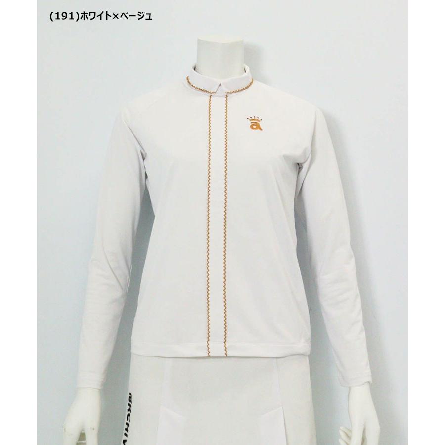 アルチビオ 秋冬 ゴルフ スカラップステッチ UV速乾プルオーバー 長袖 レディース A519806 返品不可_2