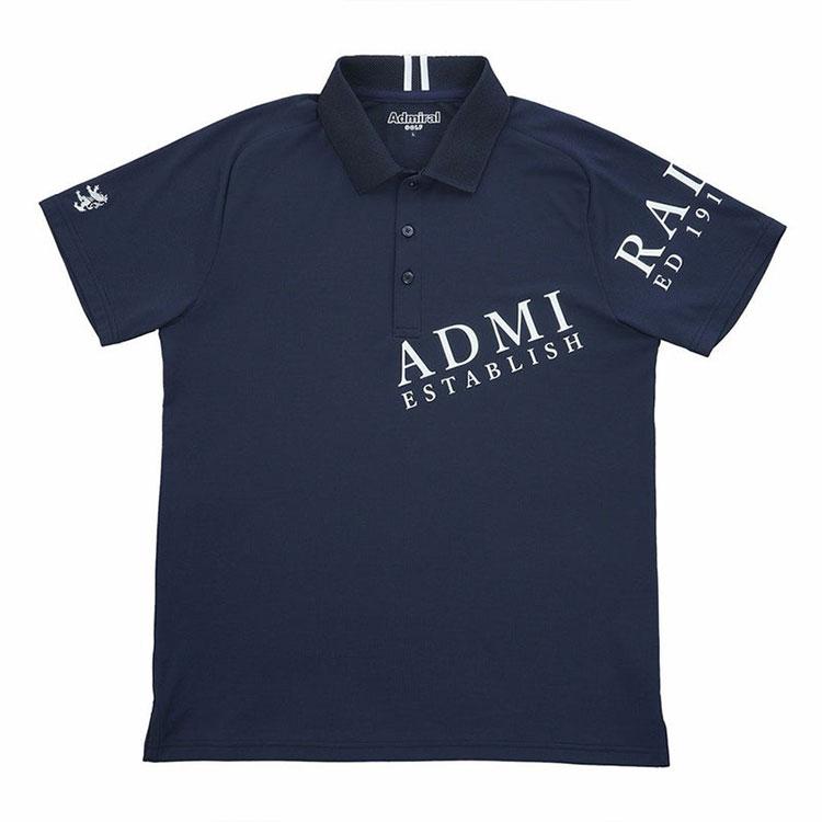 Admiral Golf（アドミラルゴルフ） カラタッチPLUS ロゴポロシャツ