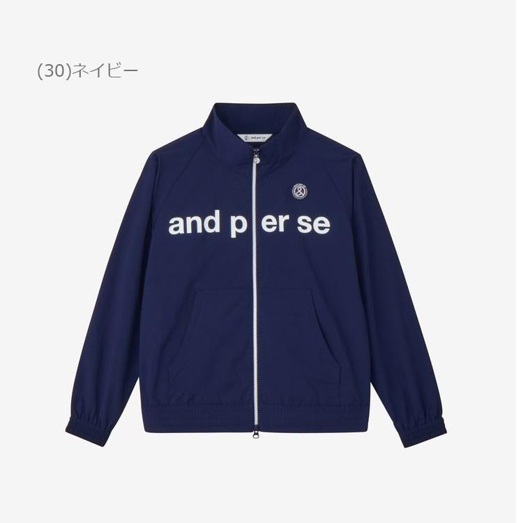 and per se（アンパスィ） エアジャスター切替ブルゾン レディース