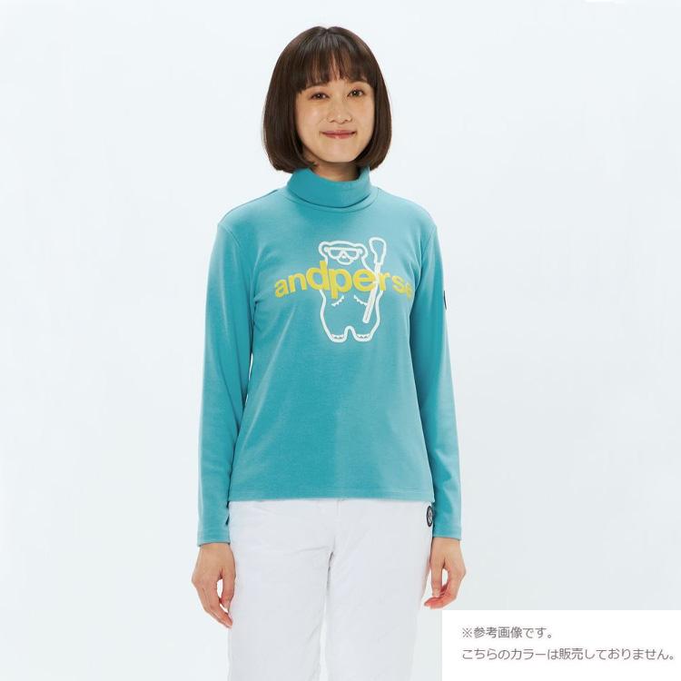 and per se（アンパスィ） マシュマロスムース ハイネックシャツ