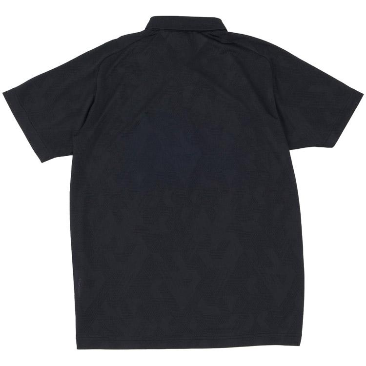 ニューバランス(New Balance) メンズ ジャガードポロシャツ AMT45216 BK(ブラック) Sサイズ New Balance（ニューバランス） Black Out Collectionジャガード