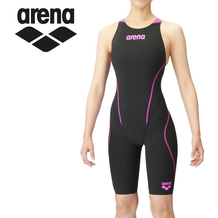 arena(アリーナ) ハーフスパッツオープンバック(クロ スイエイミズギW キョウギ (arn1010w-bkpk) アリーナ（arena） 水泳 水着 ハーフスパッツオープンバック クロス