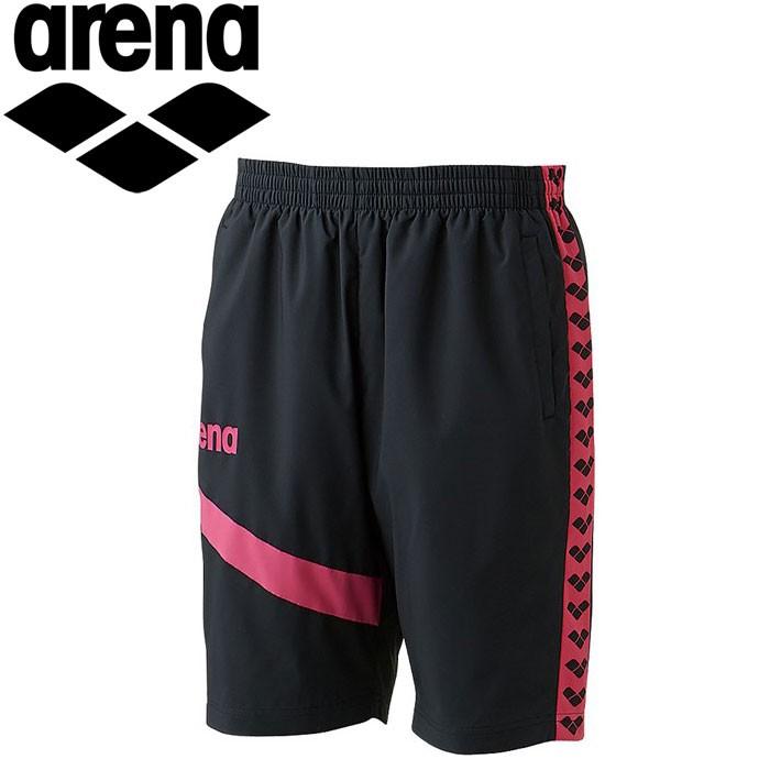 メール便送料無料 アリーナ arena スイミング スイム 水泳 ハーフパンツ メンズ ウィンドハーフパンツ ARN6302P-BKPK｜ezone