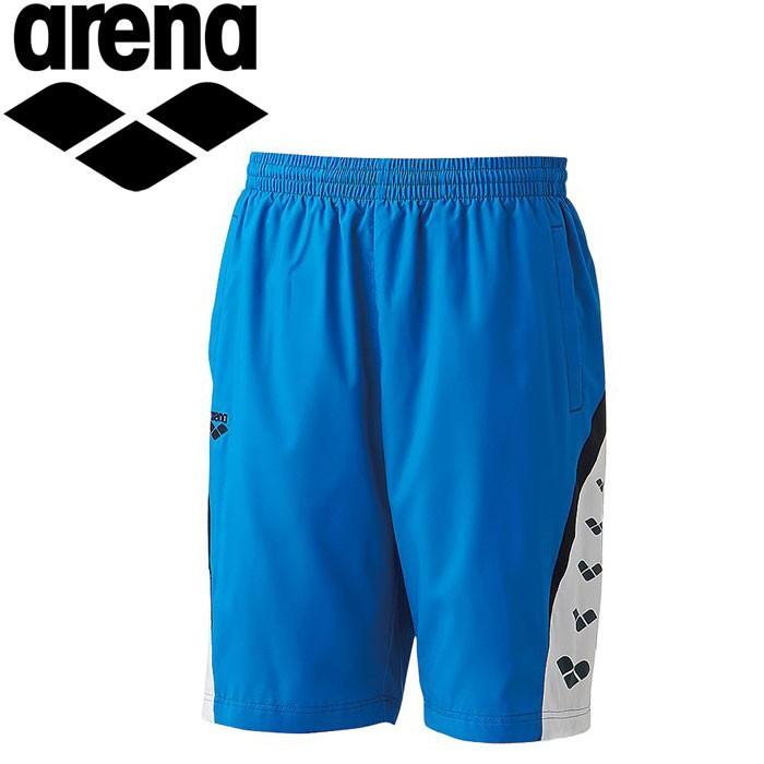 メール便送料無料 アリーナ arena スイミング スイム 水泳 ハーフパンツ メンズ ウィンドハーフパンツ ARN6312P-BLU｜ezone