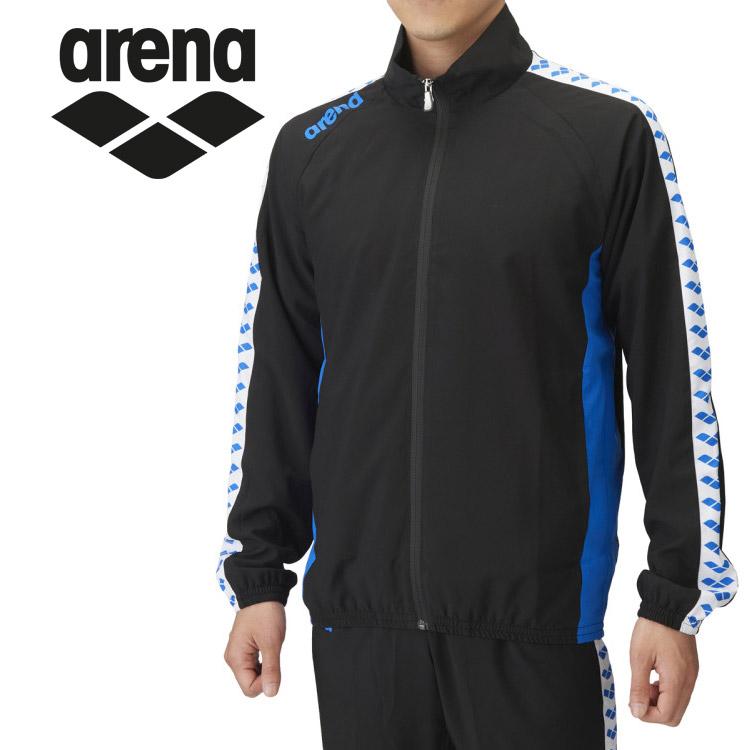 アリーナ DS-ASS4JKU003-BKBU-O ジャケット（ブラック×ブルー・サイズ：O）arena[DSASS4JKU003BKBUO] 返品種別A アリーナ（arena） 水泳 競泳 ジャケット ASS4JKU003-BKBU