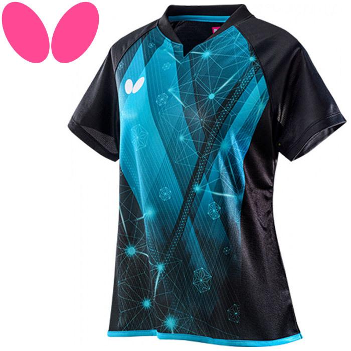 バタフライ（Butterfly） 卓球 卓球ゲームシャツ レディース用 エルフィル・シャツ ELFIL SHIRT 45649-198 メール ...