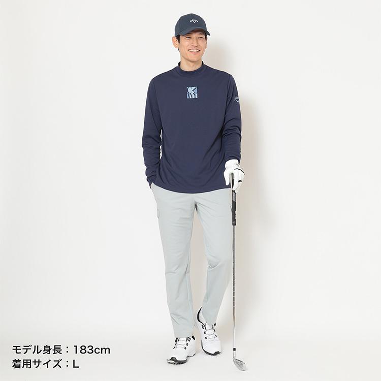 Callaway（キャロウェイ） タックリバー長袖モックネックシャツ メンズ