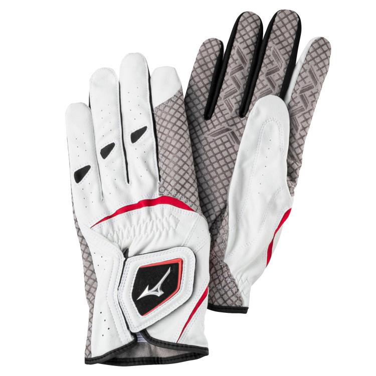 訳あり ミズノ Mizuno Zerospace 指出シタイプ 両手 パークゴルフ レディース 62ホワイト レッド スポーツ 手袋 C3jgp015 Riosmauricio Com
