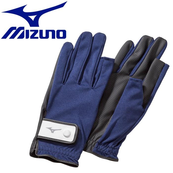 メール便送料無料 ミズノ グラウンドゴルフ 手袋ニット指出しタイプ グローブ メンズ レディース