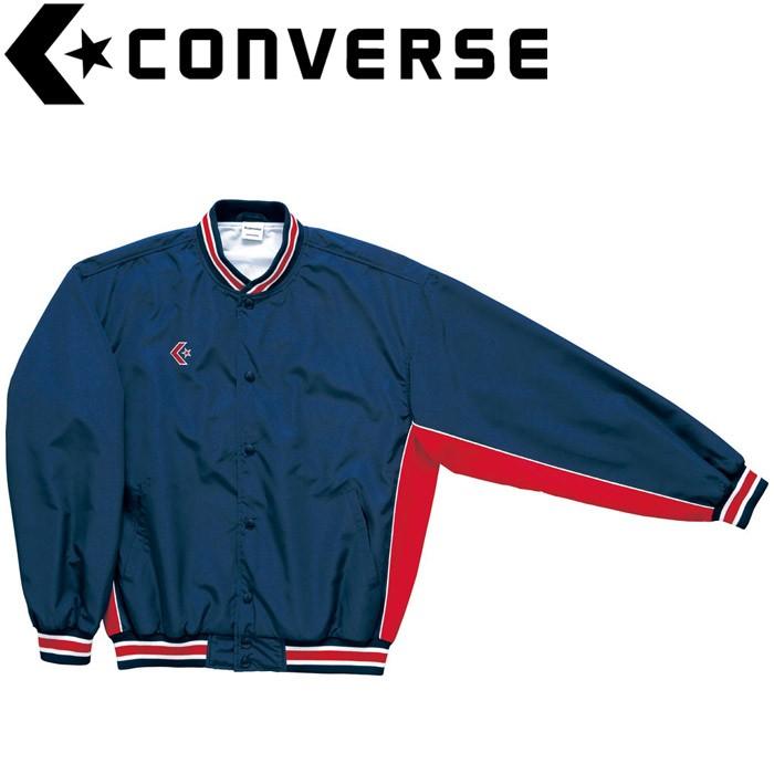 CONVERSE コンバース ウォームアップジャケット 前ボタン バスケット トレーニングウェア CB182112S-2964 CONVERSE（コンバース） バスケットボール ウォームアップジャケット