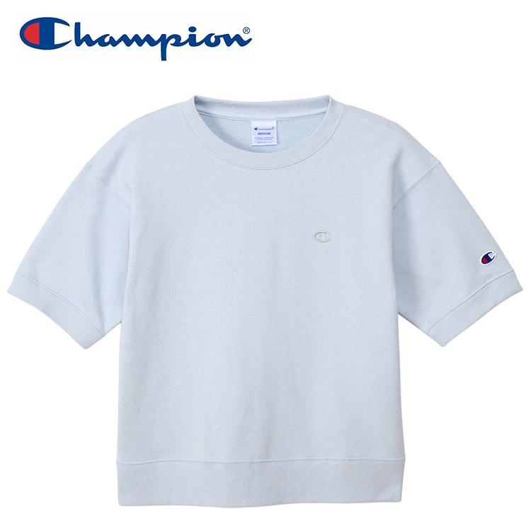 Champion メール便送料無料 チャンピオン SHORT SLEEVE SWE CW-Z008-310 レディース : イーゾーン ...