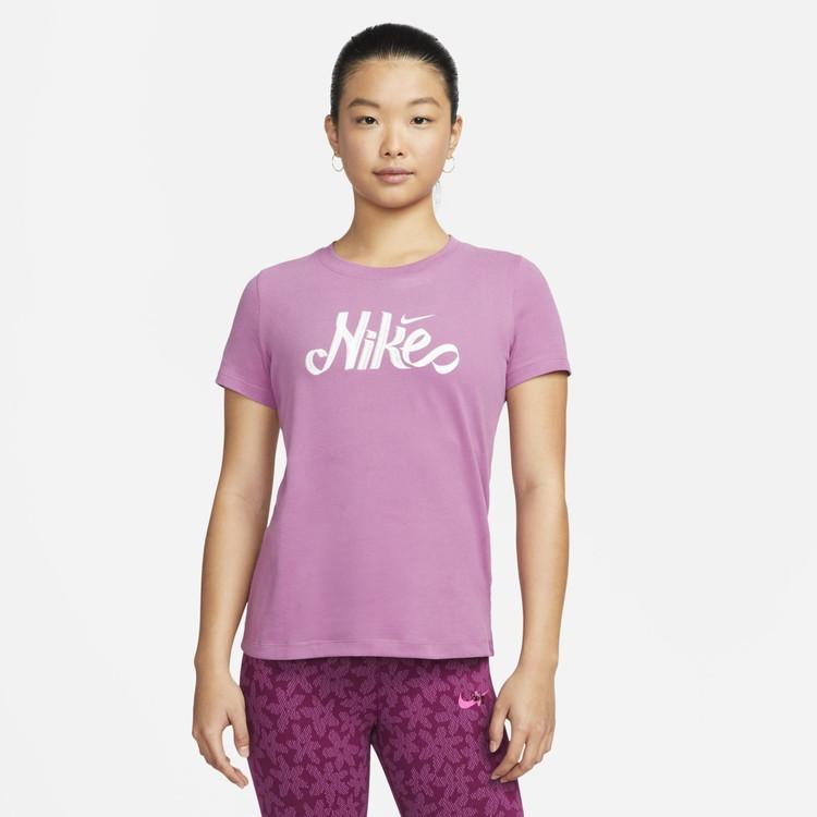 メール便送料無料 ナイキ ウィメンズ Dfct Nike Script S S Tシャツ Dn66 507 レディース 女性 半袖 部屋着 普段着 おしゃれ ピンク ロゴ イーゾーン スポーツ Paypayモール店 通販 Paypayモール