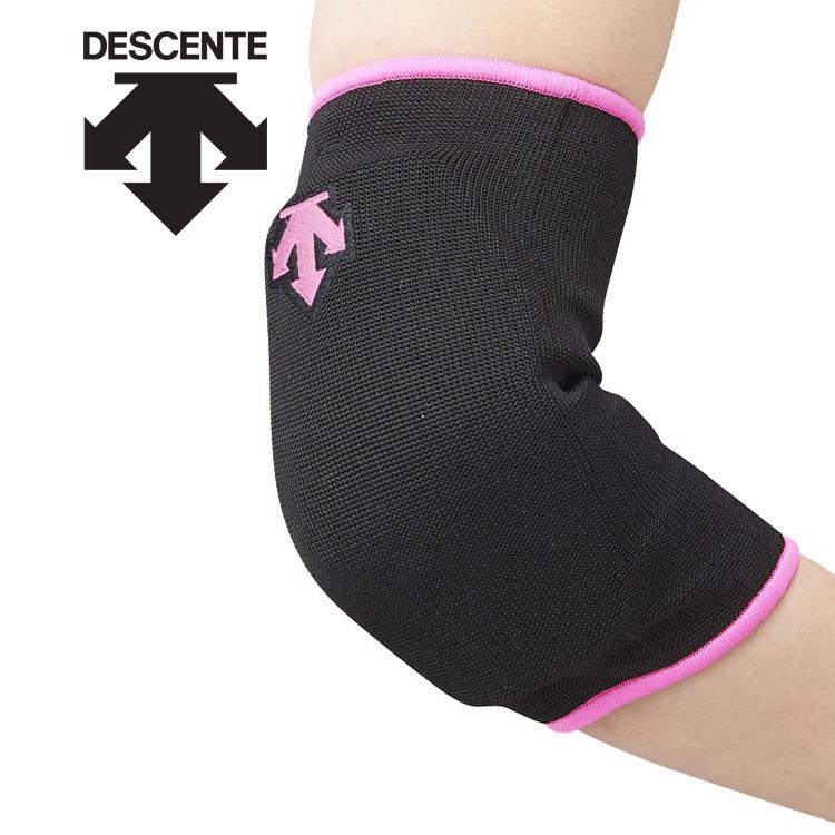 DESCENTE（デサント） バレー バレーボール 肘パッド サポーター エルボーパッド メンズ DVB-8710C-BPK メール便送料無料 ...