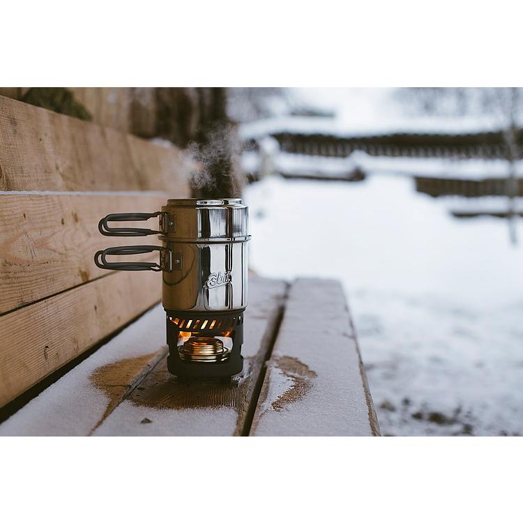 エスビット 985ml ステンレスクックセット アルコールバーナー付き