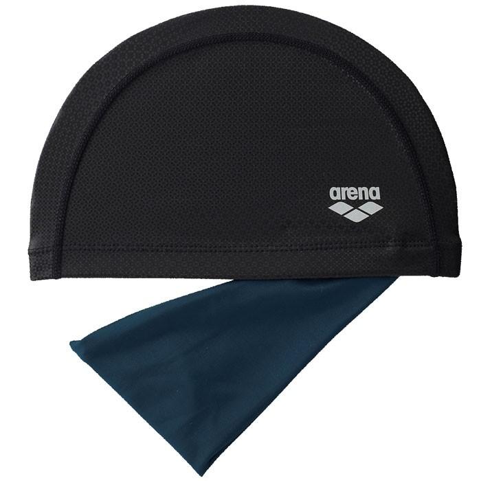2点までメール便送料無料 アリーナ ヘアバンド付き 2wayシリコンキャップ 水泳 プール 水着 メンズ レディース Far 05 Blk 返品不可 イーゾーン スポーツ Paypayモール店 通販 Paypayモール