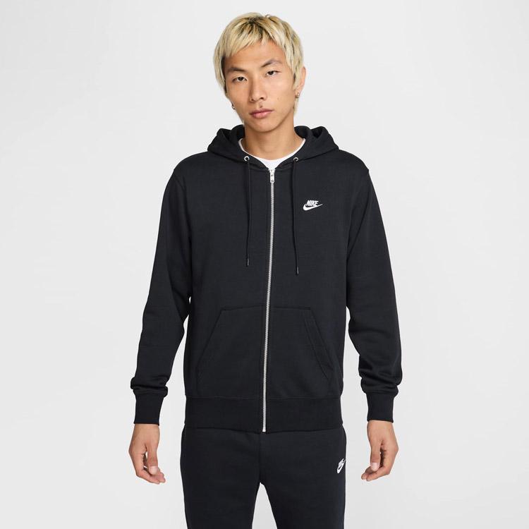 NIKE（ナイキ） クラブ FT L/S フルジップ フーディ FN3885-010 メンズ