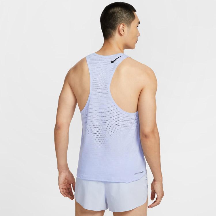 ナイキ エアロスイフト　FN4232-057ライトブルータンクトップ NIKE（ナイキ） DF ADV エアロスイフト シングレット FN4232-057