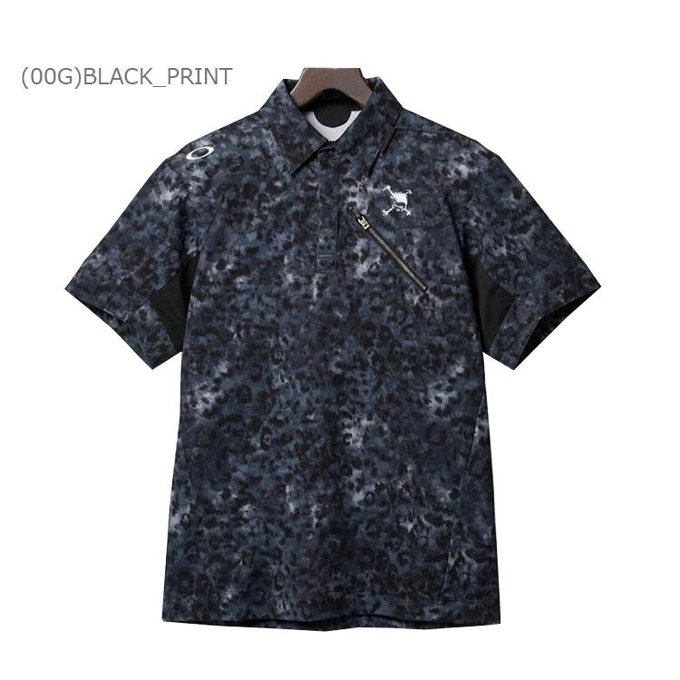OAKLEY（オークリー） ゴルフ Skull ABSTRACT 半袖ポロシャツ メンズ