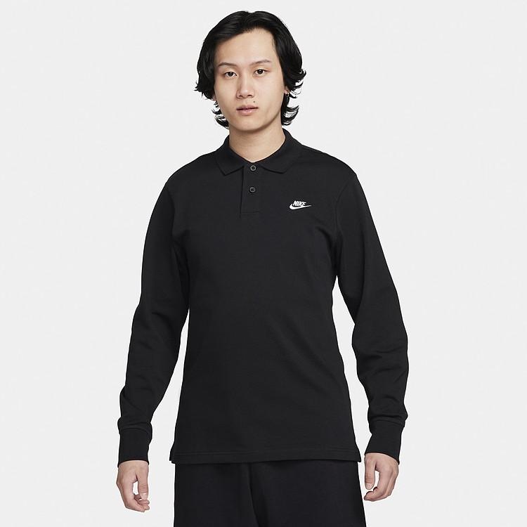 NIKE（ナイキ） クラブ ニット L/S ポロ FQ3418-010 メンズ メール便