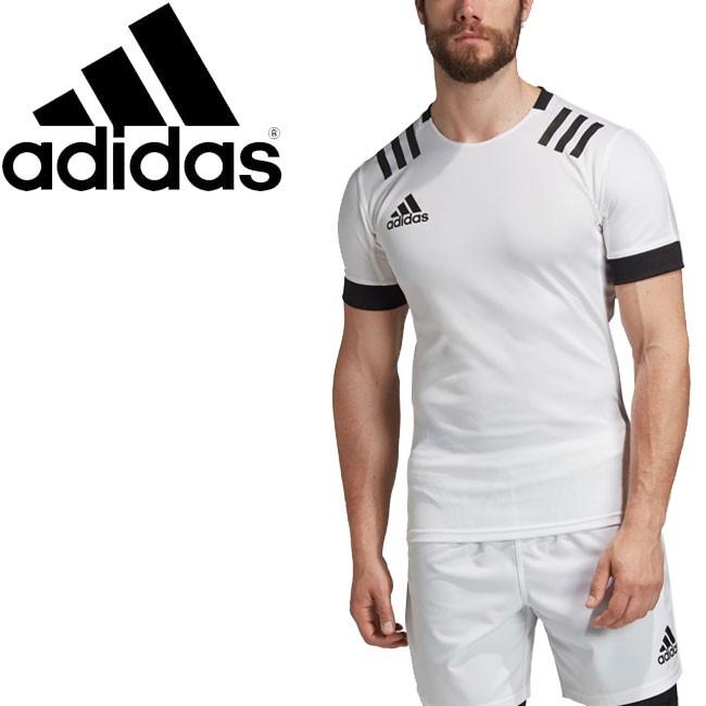adidas（アディダス） メンズ ラグビー3ストライプジャージー FXU53