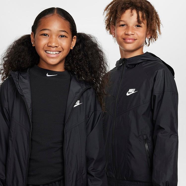 NIKE インテル ダウンジャケット 6番 黒　選手支給品 NIKE（ナイキ） YTH NSW WR フーディ ジャケット FZ5516-010 ジュニア