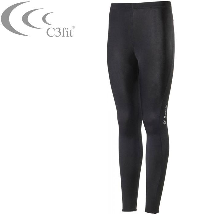 C3fit(シースリーフィット) アドバンスカーゴロングタイツ レディース GCW09355-BK メール便送料無料
