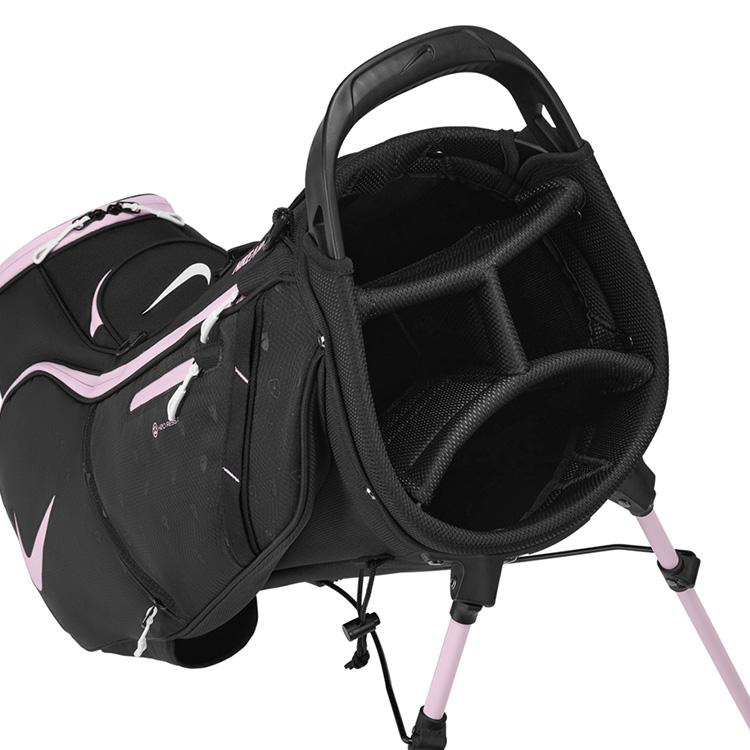 Nike キャディバッグ ブラック/ピンク NIKE（ナイキ） ナイキゴルフ エアー スポーツ2 ALP ゴルフバッグ