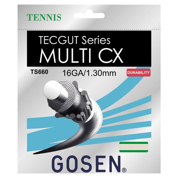 ゴーセン テックガット マルチ CX 16 硬式テニス ガット ストリング TS660NA20Pの画像