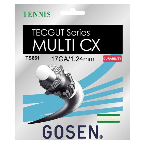 ゴーセン テックガット マルチ CX 17 硬式テニス ガット ストリング TS661NA20Pの画像