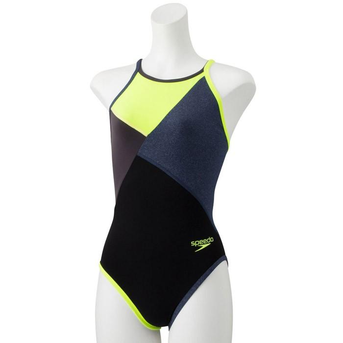speedo スピード 水泳 カラーブロックターンズスーツ 競泳 水着