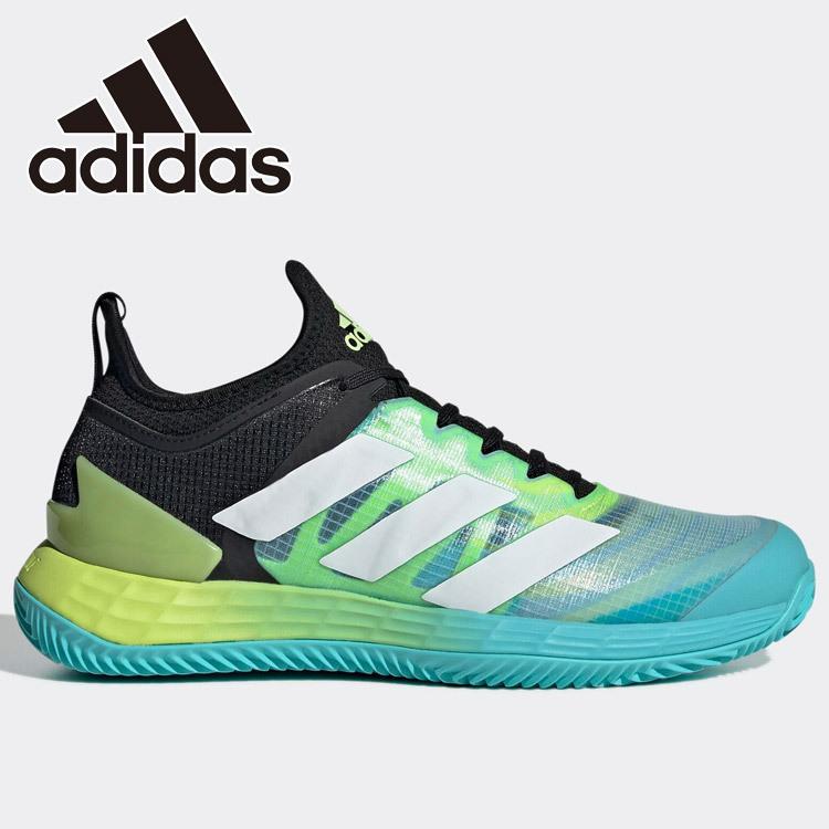 [アディダス] テニスシューズ アディゼロ ウーバーソニック 4 レディース コアブラック/フットウェアホワイト/パルスライム(GW2517) 23.0 cm adidas（アディダス） adizero Ubersonic 4 W MC GW2517 レディース