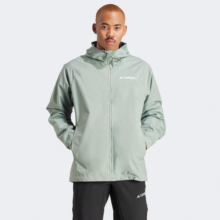 adidas アディダス ナイロンジャケット M グレー カーキ 13634 adidas アディダス M TERREX MULTI R.RDY 2レイヤー ジャケット