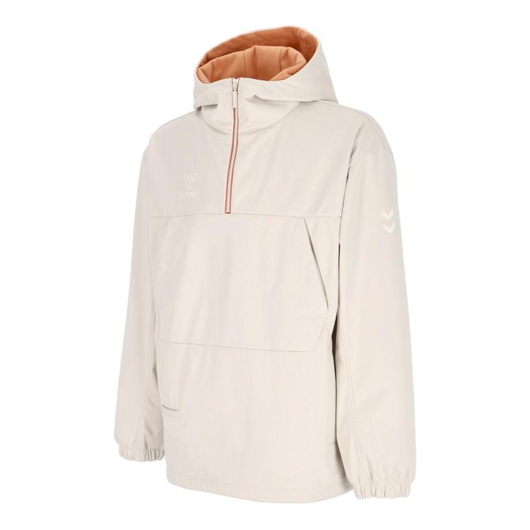 hummel （ヒュンメル） フィットネス・トレーニング ウェア hummel PLAY アノラックパーカー 【チョーク】 HAW2173 14 ウィンドブレーカーシャツ アパレル ユニセックス 男性用・女性用 茶 2024AW {SK} hummel（ヒュンメル） hummel PLAY アノラックパーカー HAW2173-14