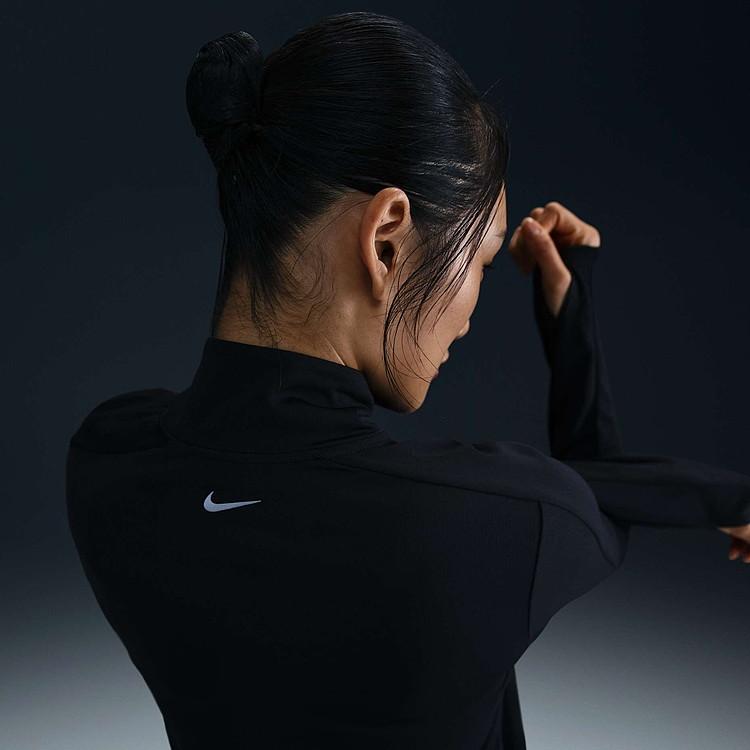 NIKE（ナイキ） ウィメンズ スウッシュ ハイブリッド ハーフジップ MID